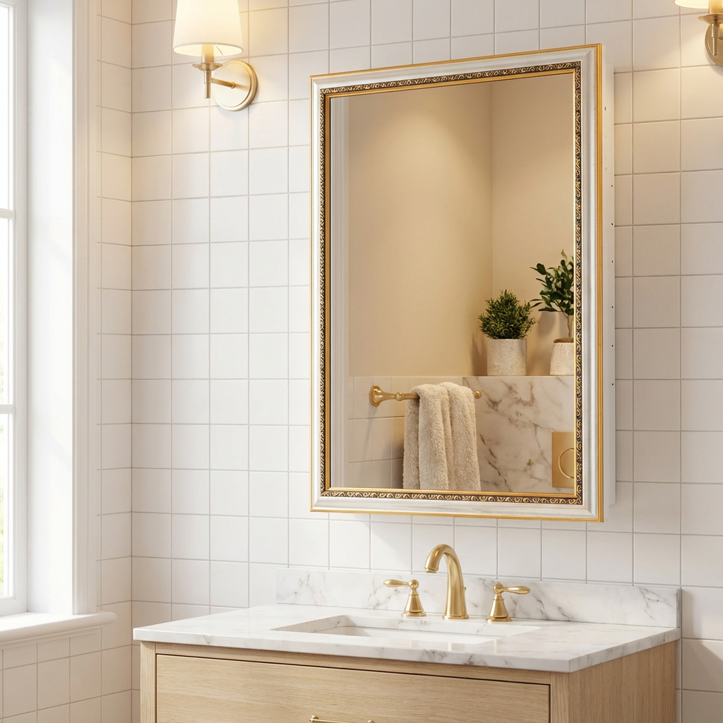 Modern Style Medicine Cabinet Mirror