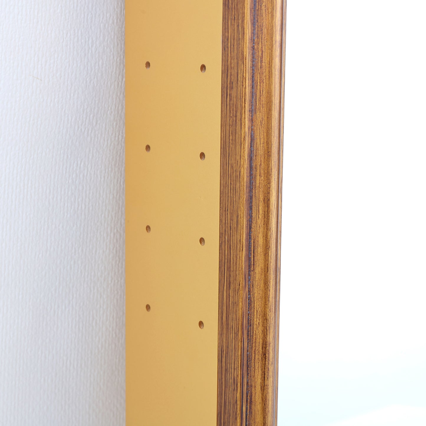 Vintage carved style cabinet mirror with gold finish